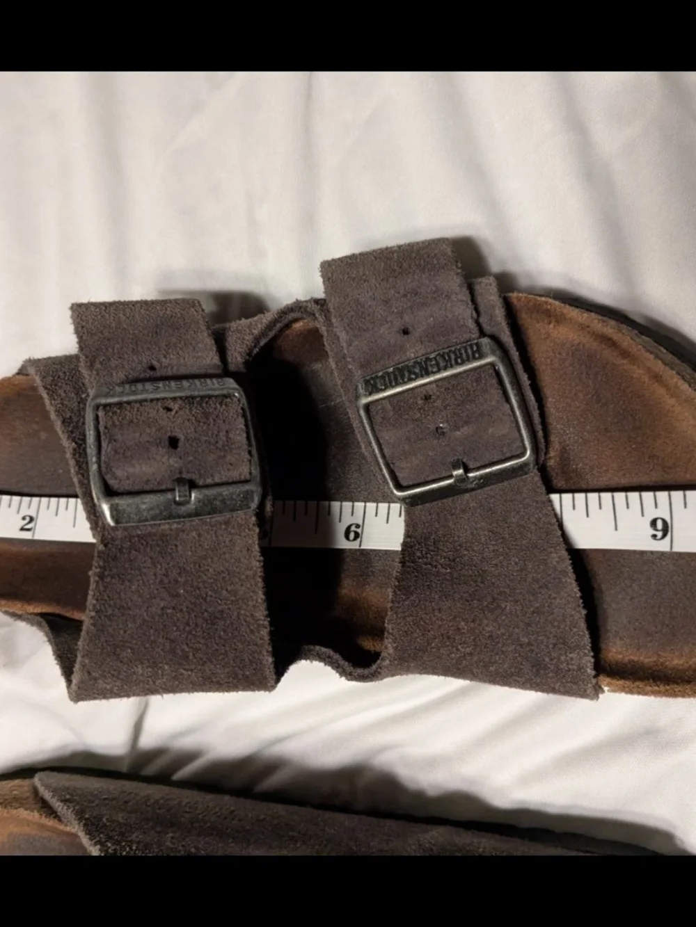 Birkenstock Brown Suede Kids Women's Double-Buckle Sandals